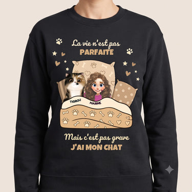 1. hero sweatshirt personnalisé noir
