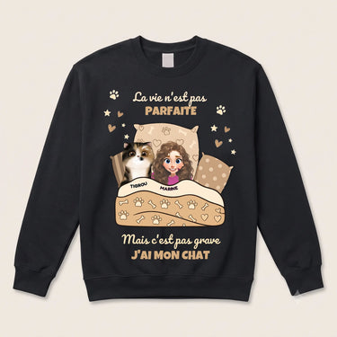 6. Flat Lay sweatshirt personnalisé noir