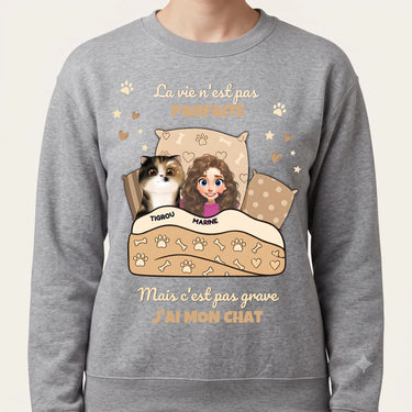 1. hero sweatshirt personnalisé Gris chiné