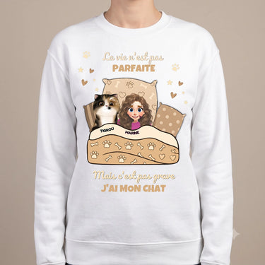 1. hero sweatshirt personnalisé blanc