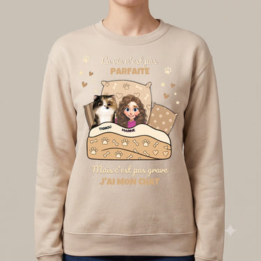 1. hero sweatshirt personnalisé sable