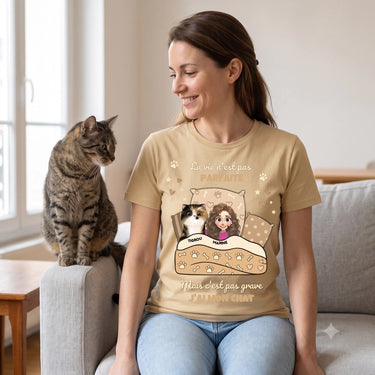 2. lifestyle t shirt personnalisé creme