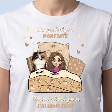 4. Macro t shirt personnalisé blanc 