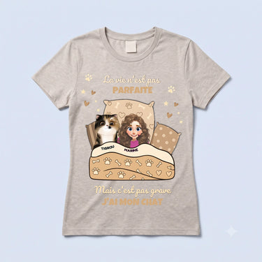 6. Flat Lay t shirt personnalisé beige