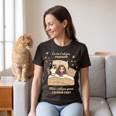 2. lifestyle t shirt personnalisé noir chiné