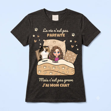 6. Flat Lay t shirt personnalisé noir chiné