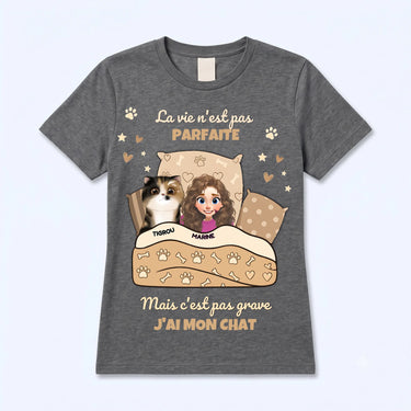 6. Flat Lay t shirt personnalisé Gris foncé chiné