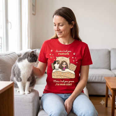 2. lifestyle t shirt personnalisé rouge