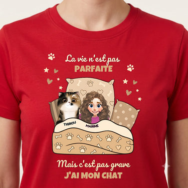 4. macro t shirt personnalisé rouge