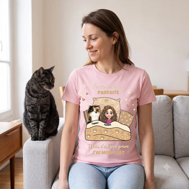 2. lifestyle t shirt personnalisé rose