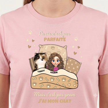 4. macro t shirt personnalisé rose