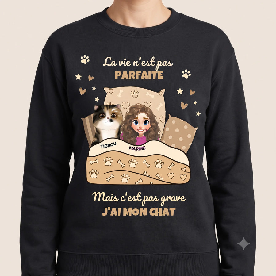 1. hero sweatshirt personnalisé noir