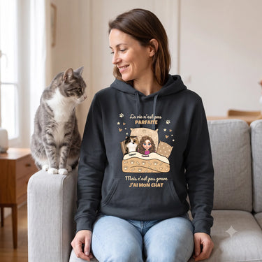 2. lifestyle Sweat à Capuche personnalisé noir