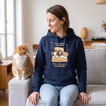 2. lifestyle Sweat à Capuche personnalisé bleu marine