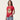 5. Trois Quarts t shirt personnalisé rouge