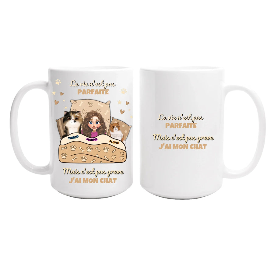 Mug Personnalisé « J’ai mon Chat »
